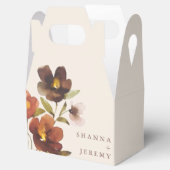 Rustikales Blumengestein | Hochzeit Geschenkschachtel (Geöffnet)