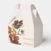 Rustikales Blumengestein | Hochzeit Geschenkschachtel (Vorderseite)