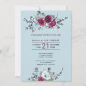 Rustikales Blumenhaus Einladung (Vorderseite)