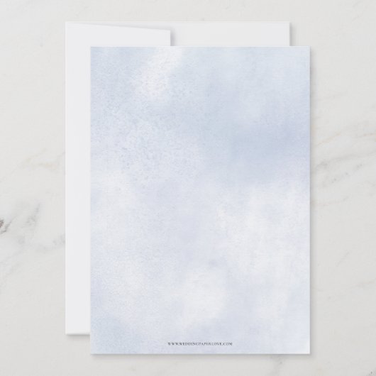 Rustikales Blumenkohl Tee Party Brautparty Einladung (Rückseite)