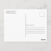 Rustikales Blumenmason Jar & Lights Brautparty Postkarte (Rückseite)