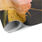 Rustikales Blumenpapier mit Foto Geschenkpapier (Rolleneckpunkt)