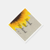 Rustikales Blumenpapier Napkins Serviette (Ecke)