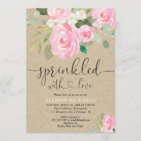 Rustikales Blumenstrauß, rosa Girl