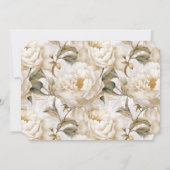 Rustikales Blumenwasser Boots Brautparty Einladung (Rückseite)