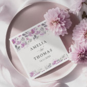 Rustikales Blumenwettermuster Serviette