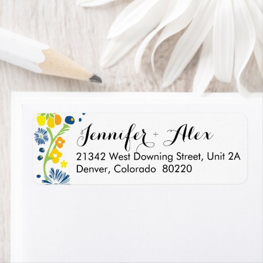 Rustikales Blumenzettel (Insitu)