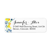 Rustikales Blumenzettel (Vorne)