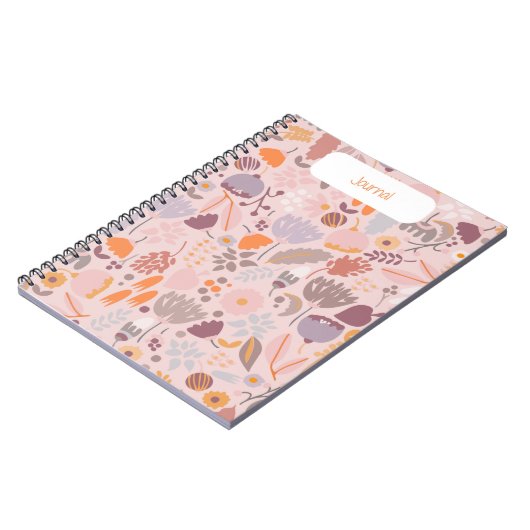 Rustikales Blut - Charming Floral Journal Notizblock (Linke Seite)