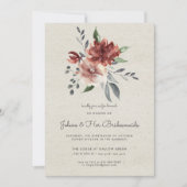 Rustikales Blut | Floral Bridesmaid Brunch (Vorderseite)