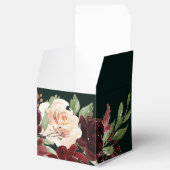 Rustikales Blut | Terracotta und Marsala Red Custo Geschenkschachtel (Geöffnet)