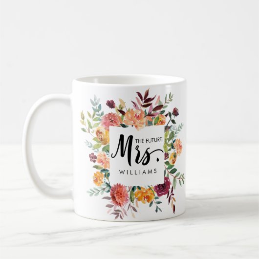 Rustikales Blut | WEDING THE future MRS. Typografy Kaffeetasse (Links)