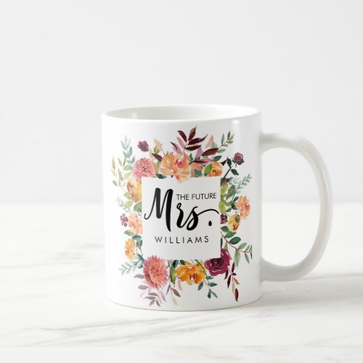 Rustikales Blut | WEDING THE future MRS. Typografy Kaffeetasse (Rechts)