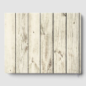 Rustikales Bohemisch Greenery Brautparty Gästebuch (Rückseite)