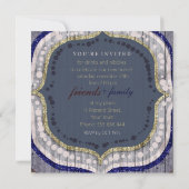 Rustikales Bohemisches neues Zuhause Dinner Party Einladung (Rückseite)