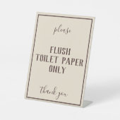 Rustikales Bohemisches Weizenbad Septic Counter Ze Sockelschild (Vorderseite)