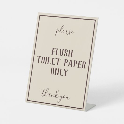 Rustikales Bohemisches Weizenbad Septic Counter Ze Sockelschild (Vorderseite)