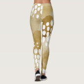 Rustikales Boho Abstrakt strukturiertes Muster - E Leggings (Rückseite)
