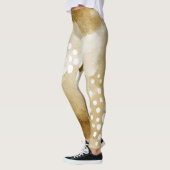 Rustikales Boho Abstrakt strukturiertes Muster - E Leggings (Links)