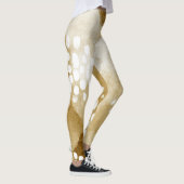 Rustikales Boho Abstrakt strukturiertes Muster - E Leggings (Rechts)