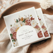 Rustikales Boho Autumn Baby Showroom Paper Napkin Serviette