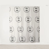 Rustikales Boho Barn Wedding Backdrop Tapestry Wandteppich (Vorderseite)