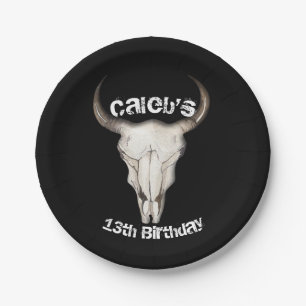 Rustikales Boho Bohemisches Pappteller