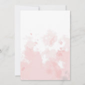 Rustikales Boho Botanical Wreath Foto Wedding Save The Date (Rückseite)