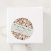 Rustikales Boho Brautparty Custom Vielen Dank Geschenkanhänger (Beispiel)