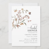 Rustikales Boho-Brautparty Einladung (Vorderseite)