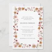 Rustikales Boho-Brautparty Einladung (Vorderseite)