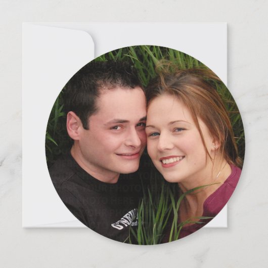 Rustikales Boho-Kreide-Foto Save the Date (Rückseite)