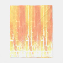 Rustikales Boho Lässig Summer Yellow Peach Muster