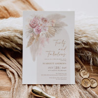 Rustikales Boho Pampas Grass Blume 40. Geburtstag