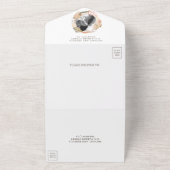 Rustikales Boho Pampas Grass Dried Palm Blätter Ho All In One Einladung (Außenbereich)