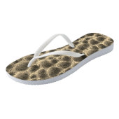 Rustikales Boho Pattern Badesandalen (Schrägansicht)