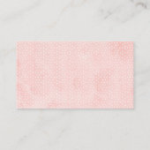 Rustikales Boho Pink Book request Card einfügen Begleitkarte (Rückseite)