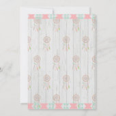 Rustikales Boho Stammes- in ZWEI der wilde 2. Einladung (Rückseite)