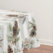 Rustikales Boho-Weihnachts-Kiefer-Farmhouse-Muster Tischdecke (Beispiel)