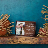 Rustikales BONUS VATER Gedicht Gewohntes Foto Vate Fotoplatte (Seite)