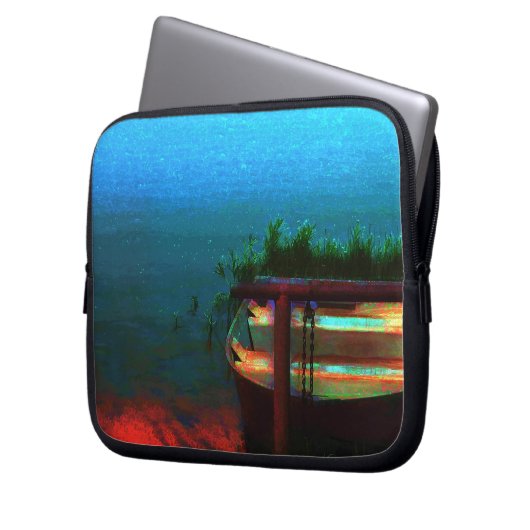 Rustikales Boot Laptopschutzhülle (Vorderseite Links)