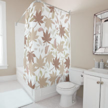 Rustikales Botanisches Ahorn-Blätter Muster Herbst