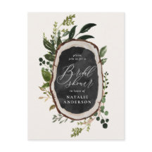 Rustikales botanisches Brautparty