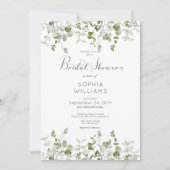 Rustikales botanisches Brautparty Einladung (Vorderseite)