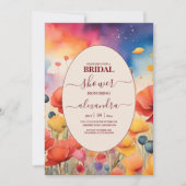 Rustikales botanisches Brautparty Einladung (Vorderseite)