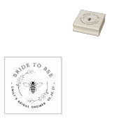 Rustikales botanisches Brautparty Gummistempel (Stempel)