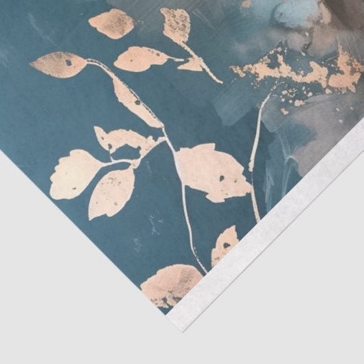 Rustikales botanisches Dekoupage Tissue Paper Seidenpapier (Ausschnitt)