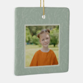 Rustikales botanisches Foto Keramikornament (Rechts)