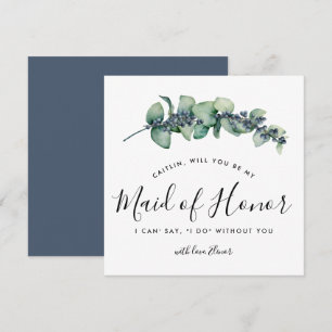 Rustikales botanisches Leben wird meine Trauzeugin Einladung