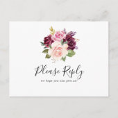 Rustikales botanisches Menü UAWG Postkarte (Vorderseite)